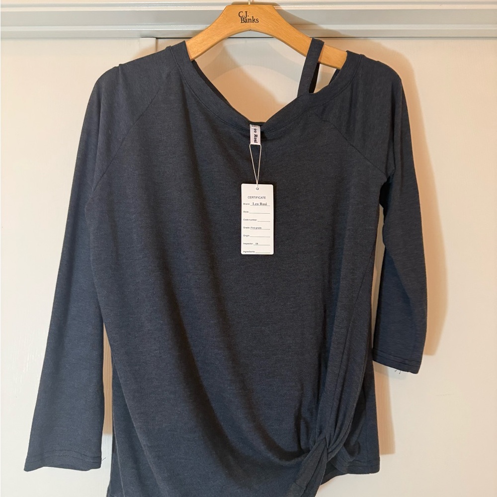 Leo Rosi Women's Charcoal Blouse